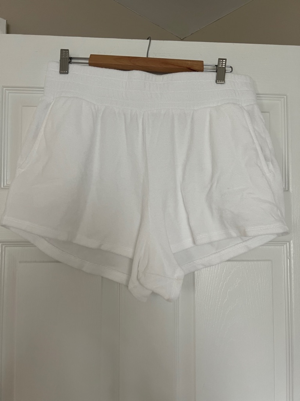 GAP White Terry Shorts